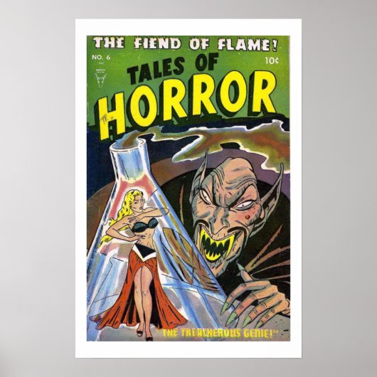 Geschichten von Horror Vintages Comic Buchcover-Po Poster (Vorne)