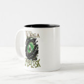 Geschichten von Purga - Basilisk Zweifarbige Tasse (Vorderseite Links)