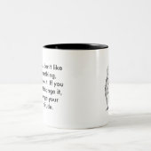 Geschichten von Tai-Chi, wenn Sie nicht somethi… Zweifarbige Tasse (Mittel)