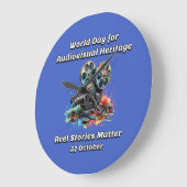 Geschichten zählen. 27 Oktober Große Wanduhr (Winkel)