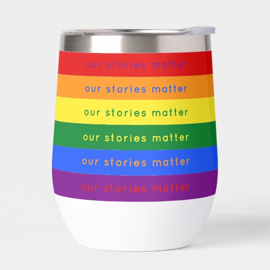 Geschichten zählen Regenbogenflagge Gay Pride Inte (Links)