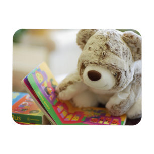 Geschichten-Zeit-Teddybär Magnet