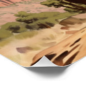 Geschichten zur Vintagen Liebe: Wilde Westflüster Poster (Ecke)