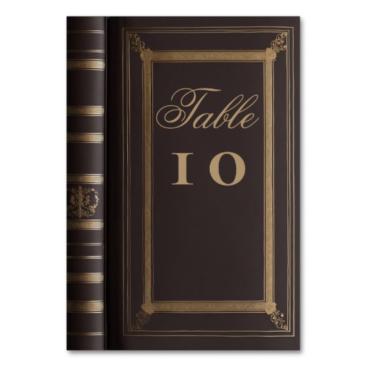 Geschichtenbuch, Märchenhochzeit Tischnummer (Rückseite)