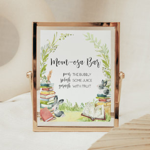 Geschichtenbuch Neues Kapitel Baby Shower Mom Osa Poster