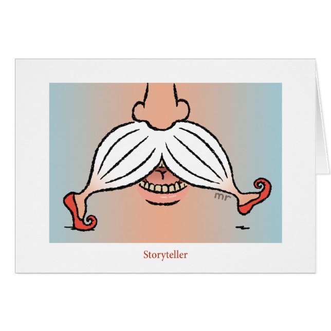 Geschichtenerzähler-Karte (Vorderseite (Horizontal))