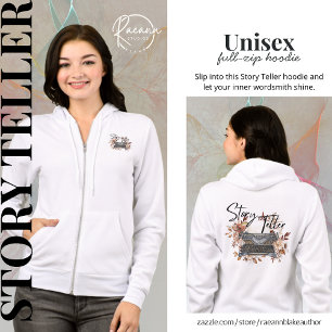 Geschichtenerzähler Unisex Voll-Reißverschluss-Hoo Hoodie