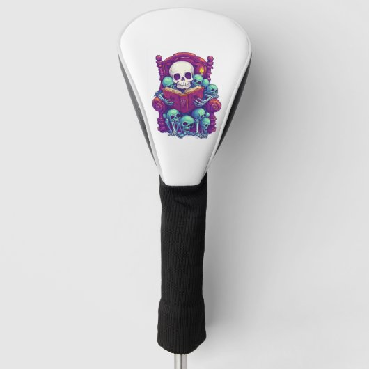 Geschichtenstunde mit Bones � Lustiger Schlafensze Golf Headcover (Vorderseite)