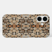 Geschichtete Baumstammstücke Fotografie Case-Mate iPhone Hülle (Rückseite (Horizontal))