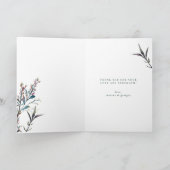 Geschichtete Wildblumen Faltkarte Muttertag Karte (Innenseite)