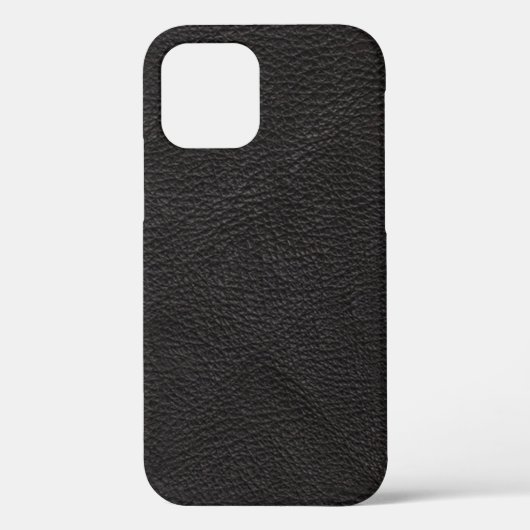 Geschichteter Fall von Black Leather Case-Mate iPh iPhone Hülle (Rückseite)