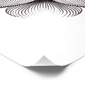 Geschichtetes Bloom-Mandala Poster (Ecke)