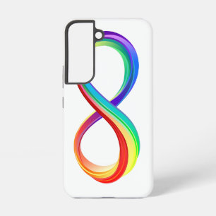Geschichtetes Regenbogen-Unendlichkeitssymbol Samsung Galaxy Hülle