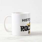 Geschichtsbedeutender Rockstar Kaffeetasse (Links)