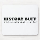 Geschichtsbüffelleder Mousepad (Vorne)