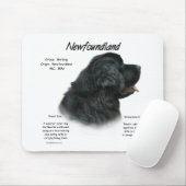 Geschichtsdesign in Neufundland (Schwarz) Mousepad (Mit Mouse)