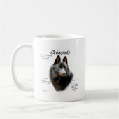 Geschichtsdesign von Schipperke Kaffeetasse (Links)