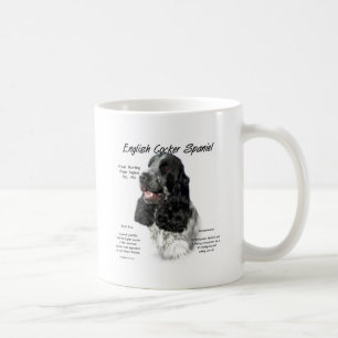 Geschichtsentwurf Englisch-Cocker spaniels (parti) Kaffeetasse