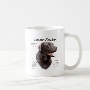 Geschichtsentwurf Labrador retrievers (Schokolade) Kaffeetasse