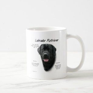 Geschichtsentwurf Labrador retrievers (Schwarzes) Kaffeetasse