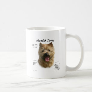 Geschichtsentwurf Norwichs Terrier Kaffeetasse