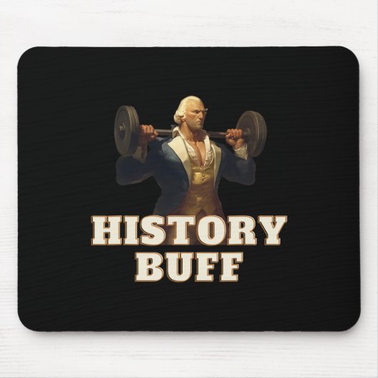 Geschichtsinteressierter George Washington 4. Juli Mousepad (Vorne)