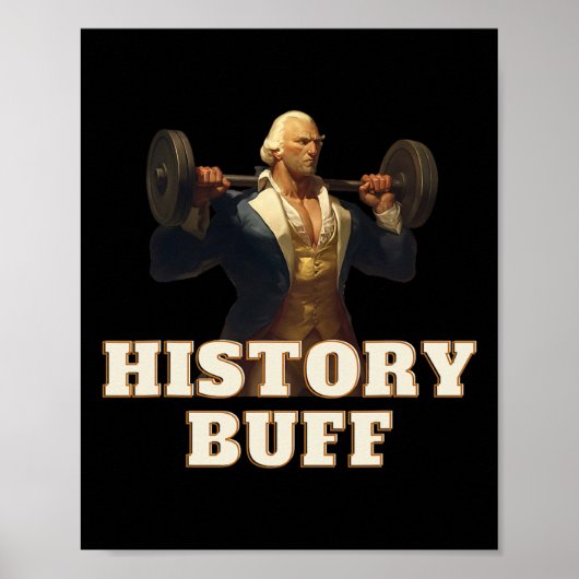 Geschichtsinteressierter George Washington 4. Juli Poster (Vorne)