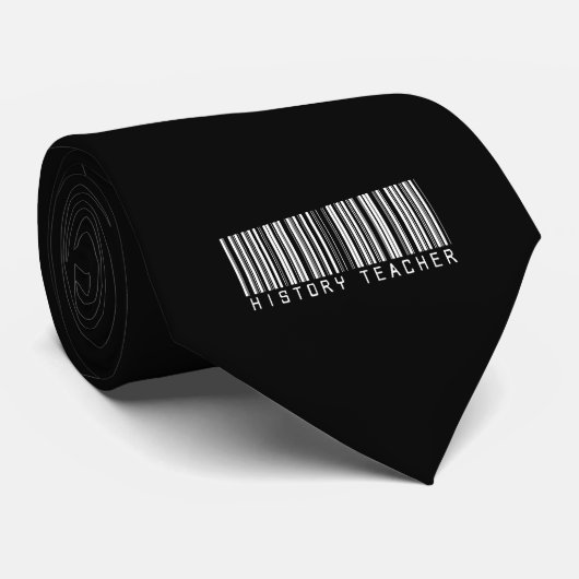Geschichtslehrer-Bar-Code Krawatte (Gerollt)