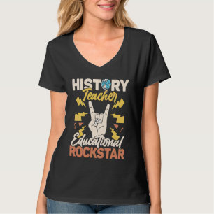 Geschichtslehrer Bildungsrockstar Bildung Pro T-Shirt
