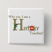 Geschichtslehrer Button (Vorderseite)