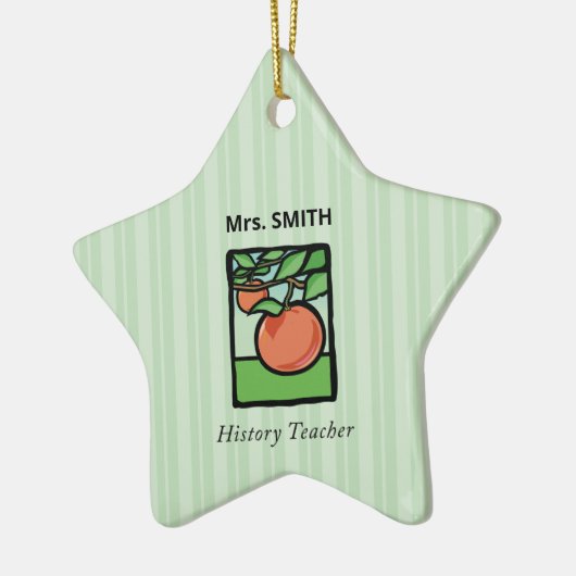 Geschichtslehrer Danke, Apple Keramik Ornament (Links)