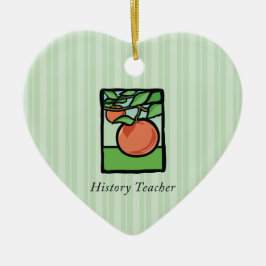 Geschichtslehrer Danke, Apple Keramik Ornament