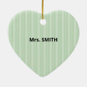 Geschichtslehrer Danke, Apple Keramik Ornament (Hinten)