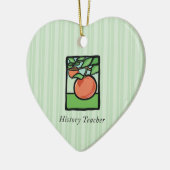 Geschichtslehrer Danke, Apple Keramik Ornament (Links)