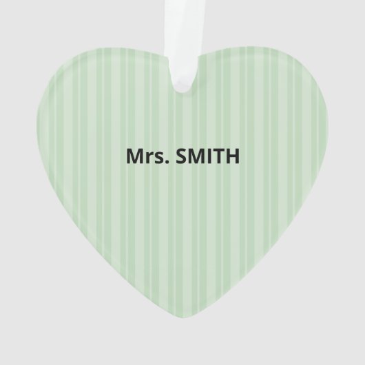 Geschichtslehrer Danke, Apple Ornament (Rückseite)