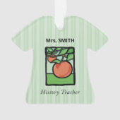 Geschichtslehrer Danke, Apple Ornament (Vorderseite)