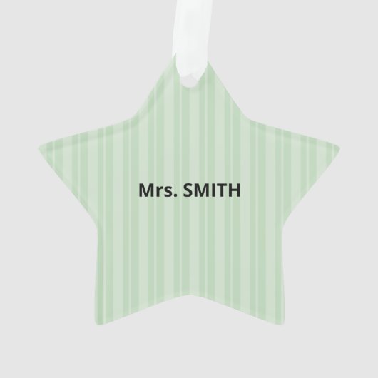 Geschichtslehrer Danke, Apple Ornament (Rückseite)