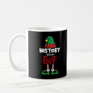 Geschichtslehrer Elf Weihnachten Weihnachtsfeierta Kaffeetasse