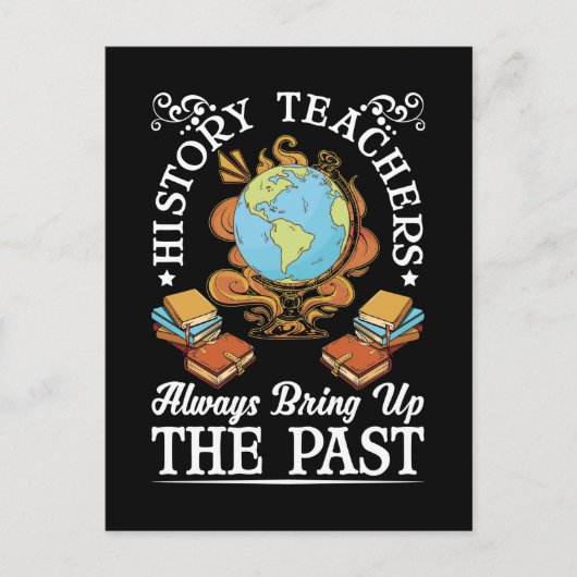 Geschichtslehrer Funny Historiker Postkarte (Vorderseite)