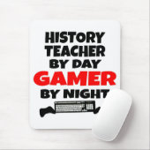 Geschichtslehrer Gamer Mousepad (Mit Mouse)