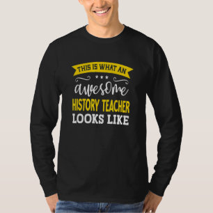 Geschichtslehrer Jobtitel Mitarbeiter Arbeiter Ges T-Shirt
