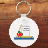 Geschichtslehrer (Notebook) Schlüsselanhänger (Vorderseite)