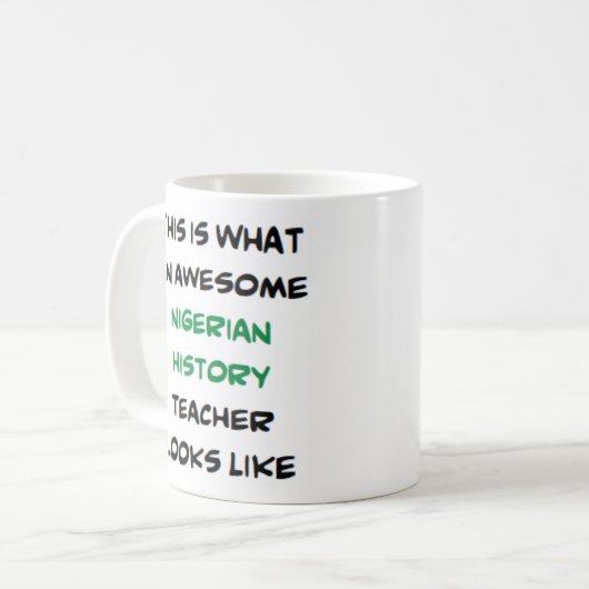 Geschichtslehrer, phantastische Tasse (Vorderseite Links)