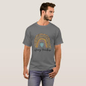Geschichtslehrer Rainbow Leopard Funny School Hist T-Shirt (Vorne ganz)