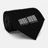 Geschichtslehrer-Strichcode Krawatte (Gerollt)