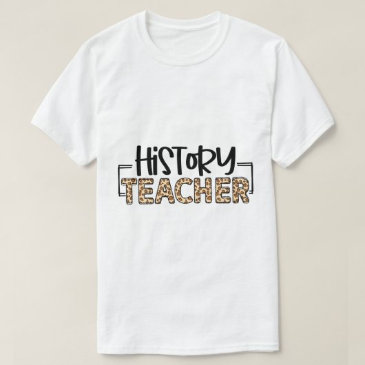 Geschichtslehrer T-Shirt (Design vorne)