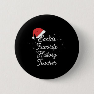 Geschichtslehrer Weihnachten Button