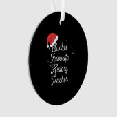 Geschichtslehrer Weihnachten Ornament (Vorderseite)