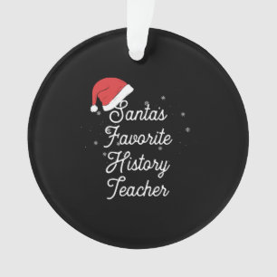 Geschichtslehrer Weihnachten Ornament