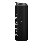 Geschichtslehrer Weihnachten Thermosbecher (Nach rechts gedreht)